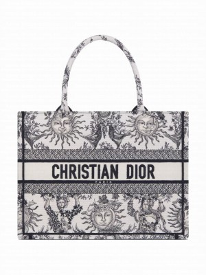Christian Dior Medium Dior Book Tote Black