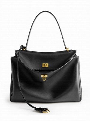 Balenciaga Rodeo Medium Handbag Black