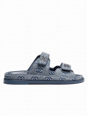 Chanel Women's Mules G45507 Blue
