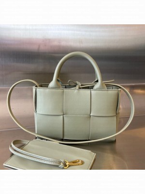 Bottega Veneta Candy Arco Tote Bag 729029 Slate & Agate grey