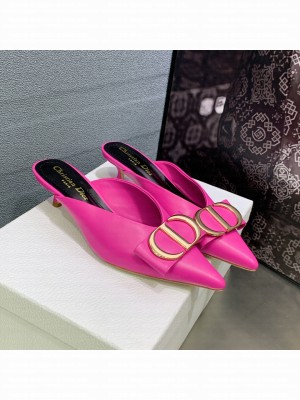Dior Mule 4.5cm Lambskin Pink