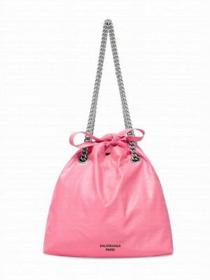 Balenciaga Crush Small Tote Bag Pink