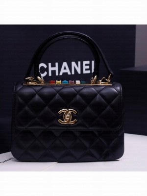 CHANEL mini Flap Bag With Top Handle 4654-2