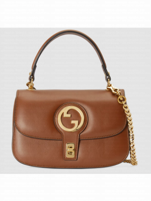 GUCCI BLONDIE TOP-HANDLE BAG 735101 Cuir