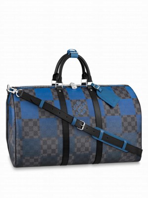 Louis Vuitton Keepall Bandouliere 50 N40410 Black