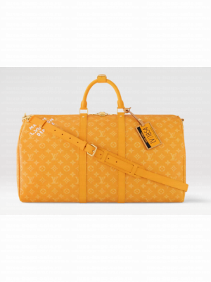 Louis Vuitton 57th Street NYC Keepall Bandouliere 55 EXCLUSIVE M13186 Yellow