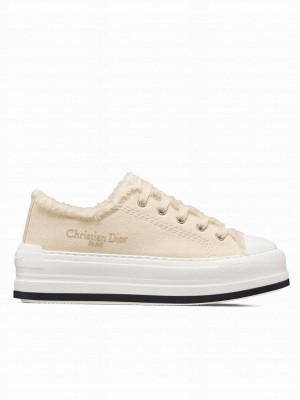 Christian Dior Women's Walk'n'Dior Platform Sneaker Cream
