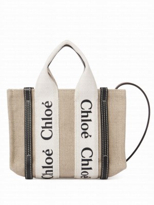Chloe Mini Woody Tote Bag Black