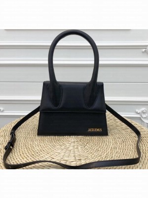Jacquemus Leather Le Chiquito Bag Black