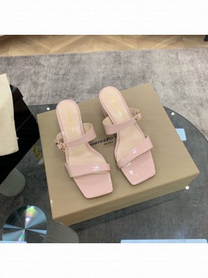 Gianvito Rossi soft glass and patent leather with sculptural heel 5.5CM Sandal 2021 Collection 05