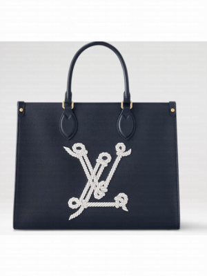 Louis Vuitton OnTheGo MM M24834 Navy Blue
