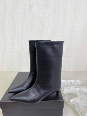 Jil Sander 3.5cm Calfskin Leather Ankle boots sky black