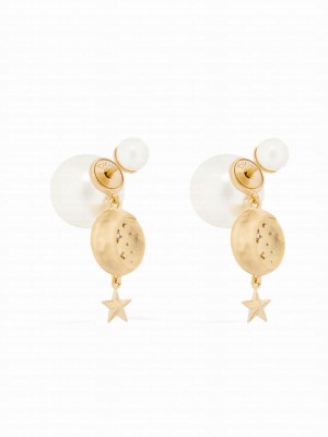 Christian Dior Tribales Earrings Golden