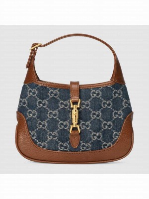 Gucci Jackie 1961 mini shoulder bag 637092 Dark blue