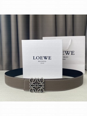 Loewe Reversible Width 38mm Leather Belt With Anagram Buckle 037