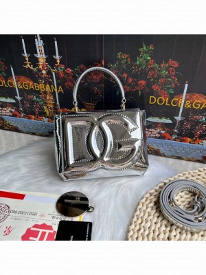 Dolce & Gabbana Patent leather G6002A silver