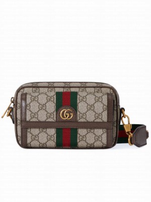 Gucci Mini Borsa Ophidia GG 746308 Dark Coffee