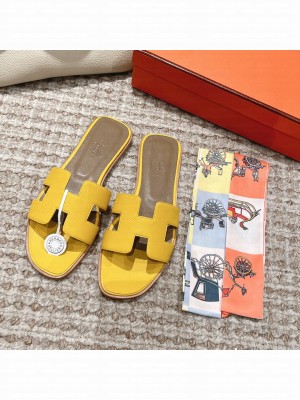 Hermes Oran Flat Slide Sandals 2023 Collection 067