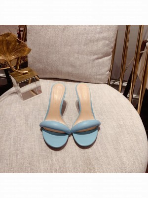 Gianvito Rossi BIJOUX MULE 75CM Spring/Summer 2021 Collection Blue