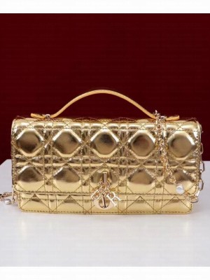 Christian Dior My Dior Top Handle bag Golden