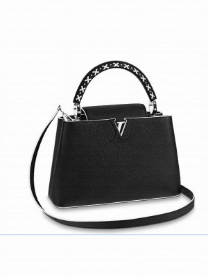 Louis Vuitton CAPUCINES PM M52388 black