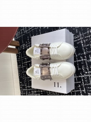 Valentino Garavani Rockstud Untitled sneaker in white calfskin 036 2025