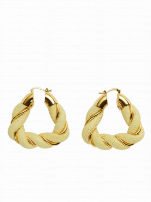 Bottega Veneta Earrings Only 1 Item Left Yellow