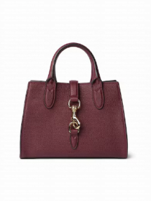 Gucci SMALL TOTE BAG WITH HOOK CLOSURE 795349 Rosso Ancora red