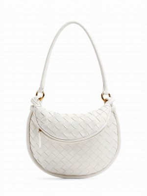 Bottega Veneta Small Gemelli Cream
