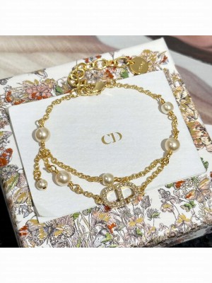 Christian Dior Women's CD PITIT Bracelet  & Necklace 01022 2024