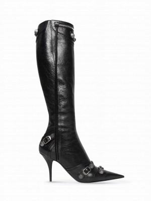 Balenciaga Women's Cagole 90mm Boot Black