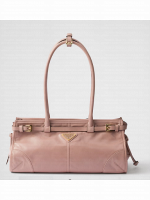 Prada Medium leather handbag 1BA426 Lily-of-the-Valley