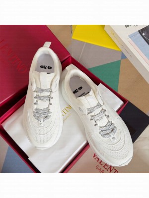 Valentino Unisex Garavani "True Act" Sneakers White 02