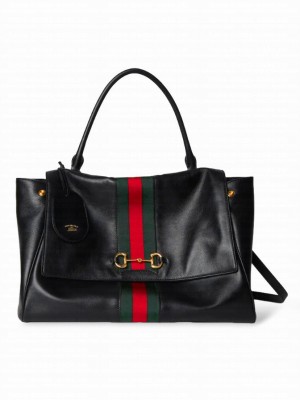 Gucci Paparazzo Series Large Handbag Black