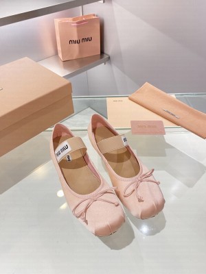 Miu Miu Satin ballerinas 08