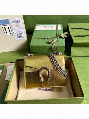 Gucci Dionysus lame mini bag 421970 gold