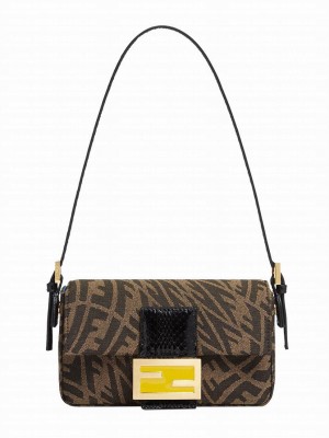 Fendi Mini Baguette 1997 8BS049 Coffee