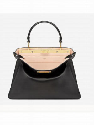 Fendi PEEKABOO ISEEU MEDIUM leather bag 70193 Black