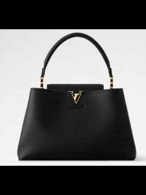 Louis Vuitton Capucines MM Souple M14370 black