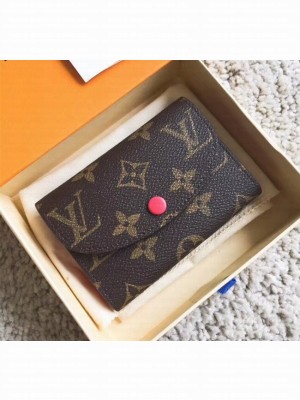 Louis Vuitton Monogram Canvas Envelop Rosalie Coin Purse M62361 Hot Pink