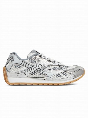 Bottega Veneta Unisex Orbit Sneaker White