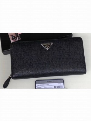 Prada Leather Zip Around Wallet 1ML506 18