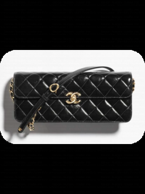 CHANEL Large Flap Bag AS5642 black