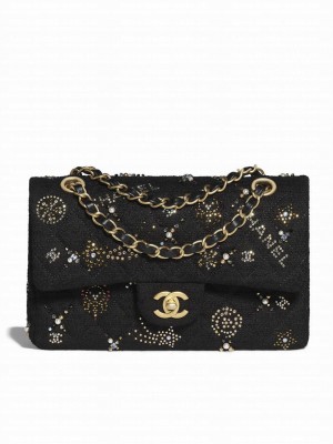 Chanel Small Classic Handbag A01113 Black
