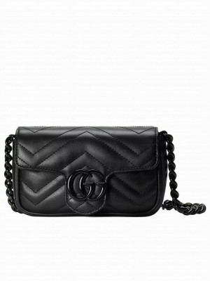 Gucci GG Marmont Belt Bag 699757 Black
