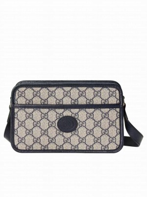 Gucci GG Shoulder Bag 658572 Dark Blue