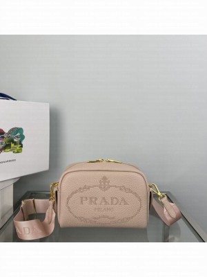 Prada Medium leather bag 1BH187 light pink