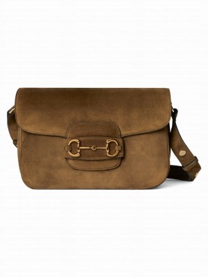 Gucci Horsebit 1955 Aura Small Shoulder Bag 847063 Coffee