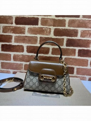 GUCCI HORSEBIT 1955 MINI BAG 703848 BROWN