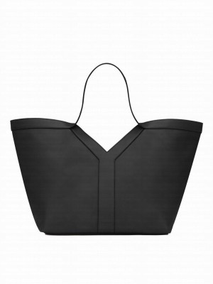 Saint Laurent Y Leather Tote Bag Black